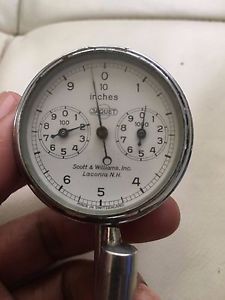 VINTAGE JAQUES SPEED INDICATOR GAUGE INSTRUMENT M7625 SWITZERLAND SCOTT&amp;WILLIAMS