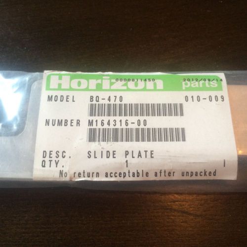 M164316-00 Slide Plate Horizon BQ-470