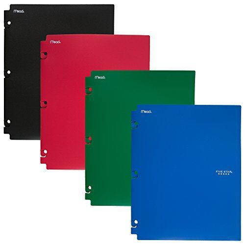 Five Star Binder Pocket Folder, Snap-In Folder, 2 Pockets, 11-5/8&#034; x 9-1/2&#034;,