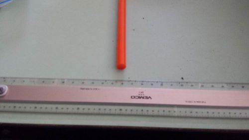 1/2&#034; DIA. X 48&#034; LONG URETHANE / POLYURETHANE 80 A ORANGE ROD P/N 11580