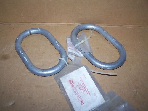 2 new crosby a8 3/4&#034; hoisting lifting rigging connection link a8-5jg--7.5&#034;x4.75&#034; for sale