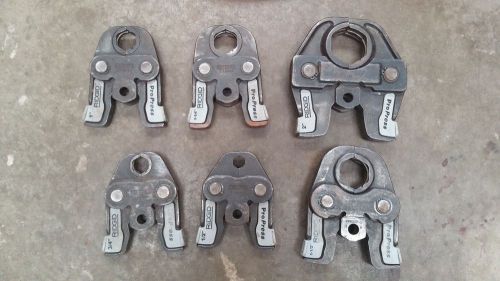 Ridgid Propress USA Standard 6 Jaws 1/2&#034; to 2&#034; Copper Milwaukee Greenlee Klauke