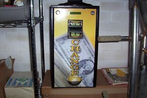 Seaga Change Machine Bill Changer One Dollar or Five Dollar Bill Quarters used