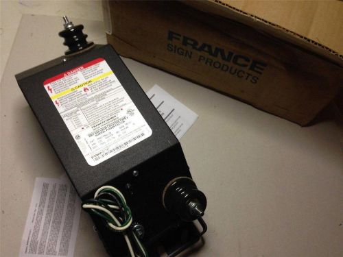 France franceformer outdoor neon tranformer 9060 p5g-2, type 2, 60ma, 120v for sale