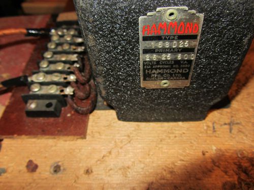 Commertial quality , hammond multiple output  168d25 transformer for sale