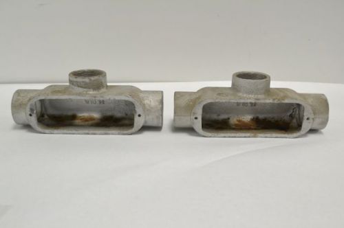 LOT2 APPLETON 1-1/2IN T ELECTRIC FORM 35 CONDULET UNILET CONDUIT FITTING B238098