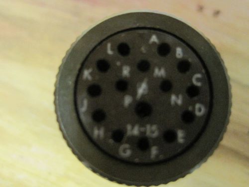 MILITARY SURPLUS-BURNDY 15 PIN COUPLING MS3126E 14-15S