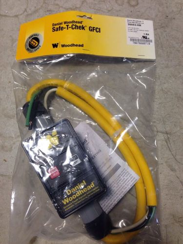 DANIEL WOODHEAD 30053-0M Line Cord,GFCI,30 Amps AC,240 Volts,PVC