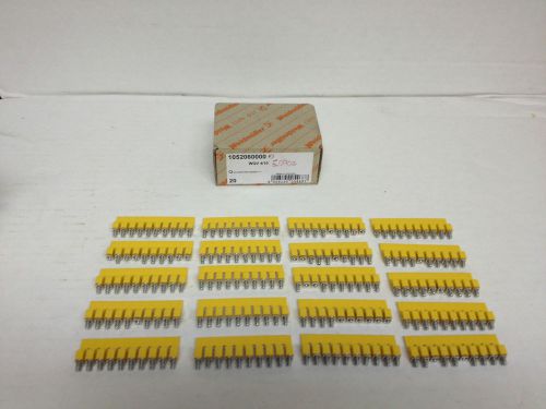 Weidmuller 1052060000 Terminal Block Jumper 10 Way  WQV 4/10  - 20 in box - NEW!