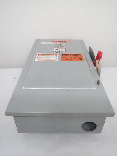 Siemens hnf364 non-fusible 200a amp 600v-ac 3p disconnect switch b359929 for sale