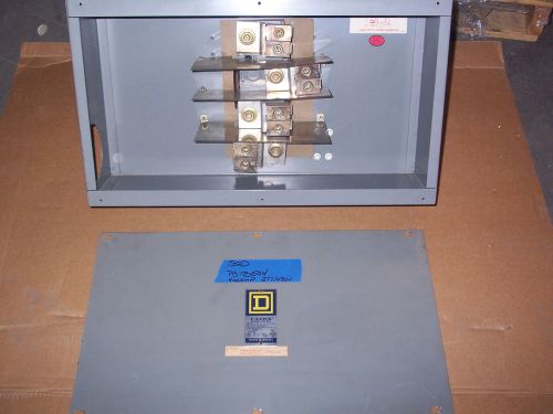 Square d pbtb pbtb504 400 amp 277 480v ser 5 bus busway tap box plug in for sale