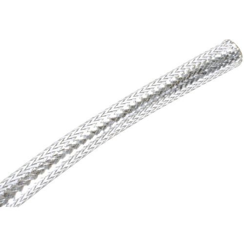 Techflex 5/16&#034; chrome xc mylar sleeving 25 ft. 082-472 for sale