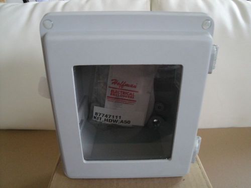 NEW!!Hoffman A865JFGQRPWR Quick Release Fiberglass Enclosure w/ Window