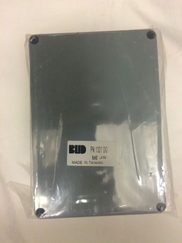 Bud Industries PN-1327-DG Enclosure Junction Box Plastic Gray 92F2520