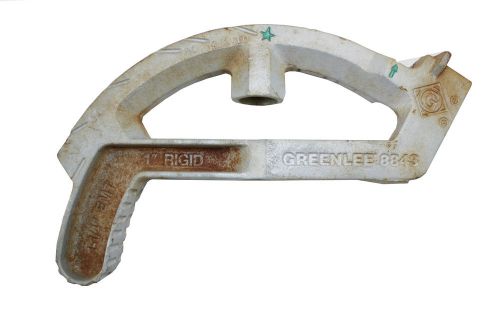 GREENLEE TEXTRON 8843 1-1/4&#034; EMT - 1&#034; RIGID IRON HAND BENDER TOOL