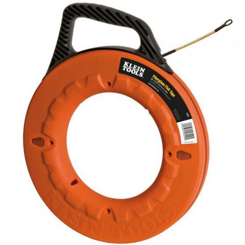 Klein Tool 50&#039; Non-Conductive Fiberglass Fish Tape Wire Puller T21135