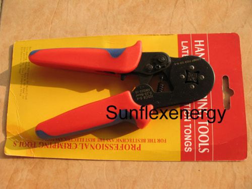 cable Crimping Plier Adjustable Ratchet Ferrule Wire Crimper tool kit wxc8 6-4