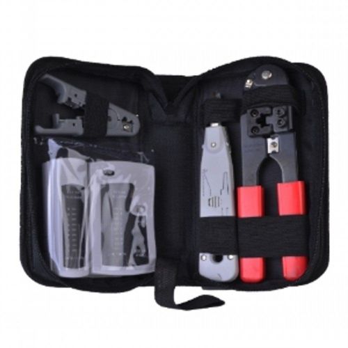 LY-TK22 RJ-45/RJ-11 Network Wire Tool Kit Cable Tester Crimping Tool &amp; More