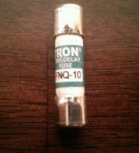 Qty 1 cooper bussman cc-tron fnq 10 fuse new for sale