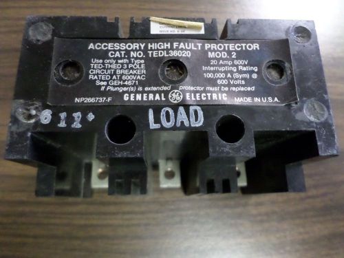 GE High Fault Protector TEDL36020