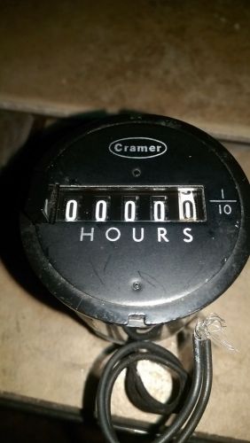 Resetable CRAMER HOUR METER 115 VAC 60 HZ type636-aa