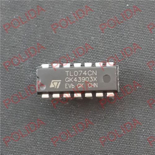 100PCS  JFET OP AMP IC ST DIP-14 TL074CN