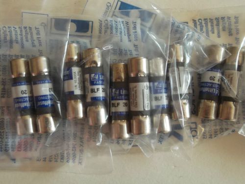 BLF-20  QTY 11 BULK LITTELFUSE