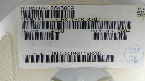 (x4000) TDK, MLF1608DR22KTA00, SMD Inductor, 220nH, 150mA (367)