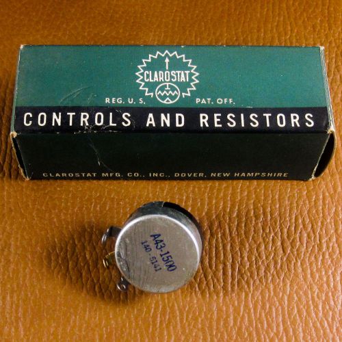 Clarostat A43-1500 1500 OHM 2 WATT VTG Quality USA MadeNOS