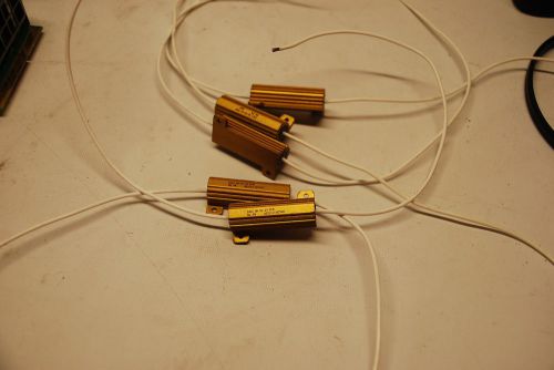 LOT OF 5 DALE NH-50-25 50W 4 OHM 3% RESISTANCE MC9417 (R2-4-38KD)