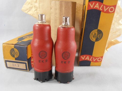 2 x valvo ek2 = tek2 vintage vacuum octode tubes // nos * new !! for sale