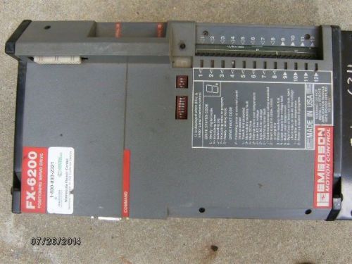 EMERSON FX-6200 POSITIONING SERVO DRIVE