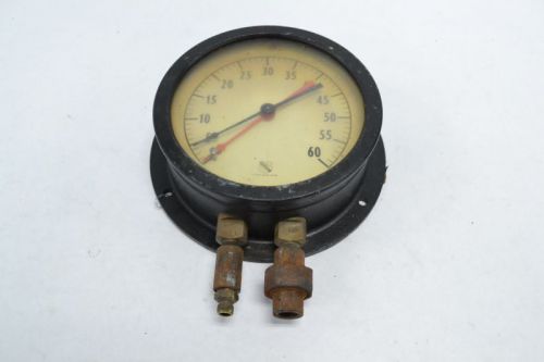 ASHCROFT TWIN NEEDLE PRESSURE 0-60PSI 5-1/2 IN GAUGE B254738