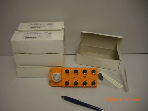 iFm Electronics Part Number ASB8 8/LED 5-4 P25 Sensor Box. New