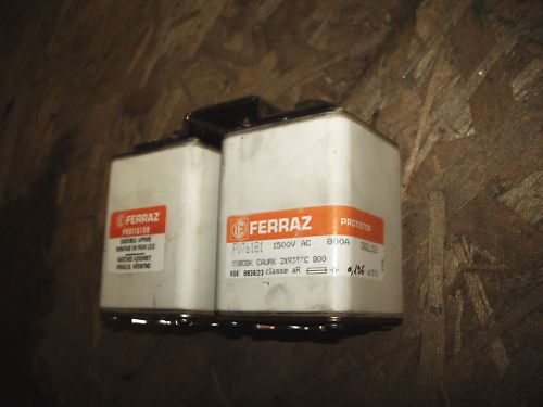 FERRAZ POSISTOR F076181 TESTED! 1500V AC 800A aR 2X93TTC