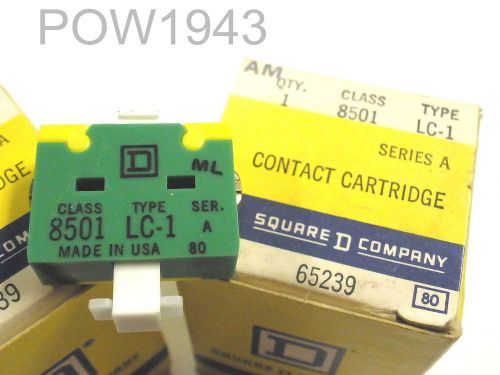 SQUARE D   8501 LC-1 SERIES A  CONTACT CARDRIDGE, NOS