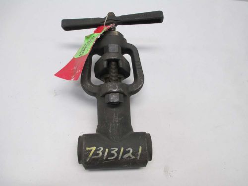 NEW HANCOCK 1030F F22 3/4IN STEEL SOCKET WELD GLOBE VALVE D409295