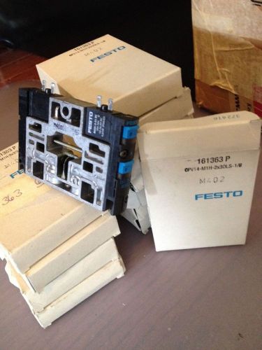 FESTO 161363 CPV14-M1H-2X3-OLS-1/8 SOLENOID VALVE CPV14M1H2X3OLS18