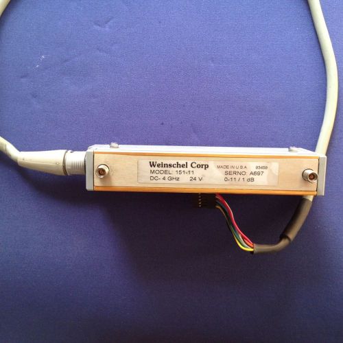 Aeroflex Weinschel 151-11 Programmable Attenuator 0 - 11dB, 1dB Resolution