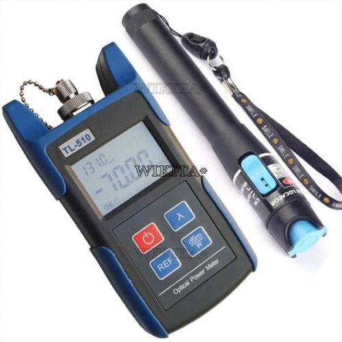 OPTICAL POWER FIBER METER FIBER OPTIC CABLE TESTER VISUAL FAULT LOCATOR 10MW NEW