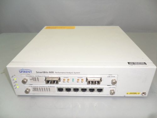 Spirent SmartBits 600 Performance Analysis SMB-0600 w/ LAN-3310A LAN-3101A