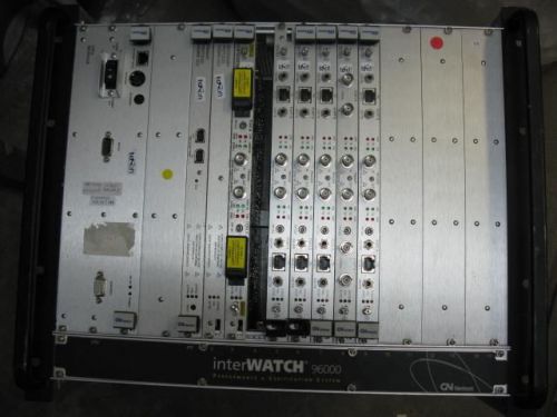 GNNettest interWATCH 96000 System W/ CPU MODULE SPE ATM OC3/STM1 DS1/E1 DS3/E3