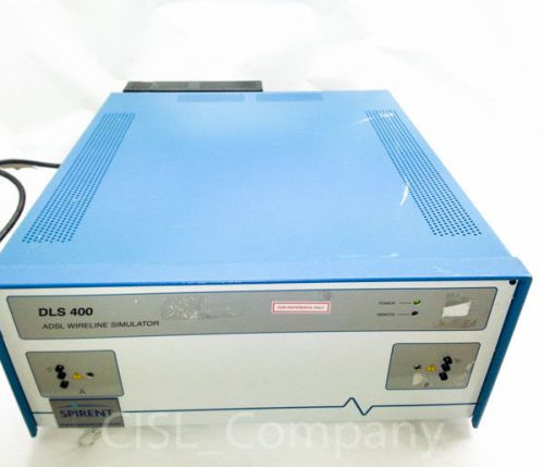 Spirent dls 400 dl4-400e adsl wireline simulator 400e dl4 for sale