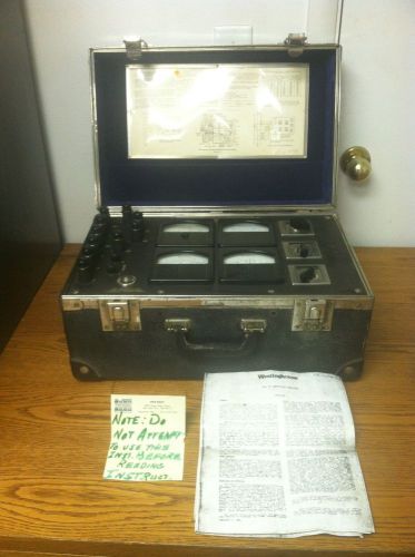 Vintage Westinghouse Type TA Industrial Analyzer 1936