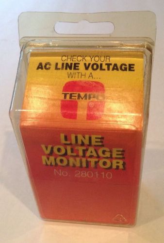 TEMPO AC LINE VOLTAGE POWER MONITOR Radio Equipment 120V Measure No. 280110