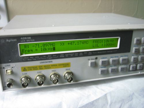 Agilent 4263B LCR Meter 100Hz-100kHz w/opt.001