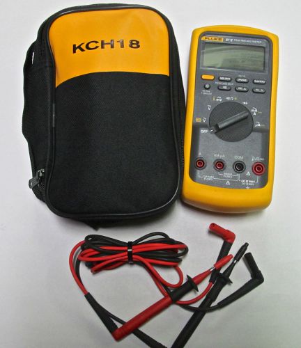 Fluke 87V True RMS Multimeter, with Leads, Case  (CALIBRATED BY FLUKE IN JUNE)