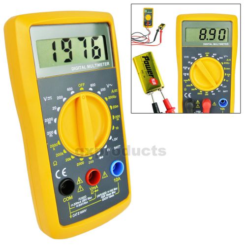 Multimeter  AC/DC Voltage DC Current Resistance Diode Battery Test Digital LCD