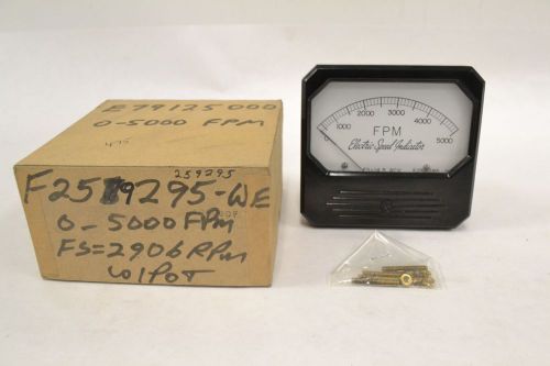 NEW TRIPLETT 0-5000 FPM SPEED INDICATOR PANEL TACHOMETER B327706