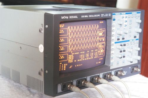 LECROY 9354AL 500MHz 4 CHANNEL OSCILLOSCOPE w/op + SRAM Card Excellent Condition